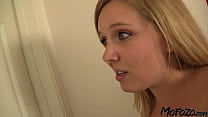 MOFOZO.com – My Blonde Girlfriend Is Sucking Cock In The Bathroom